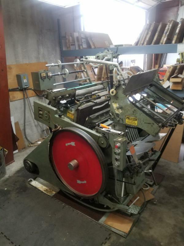 Die cutters with Foil and folder Gluer