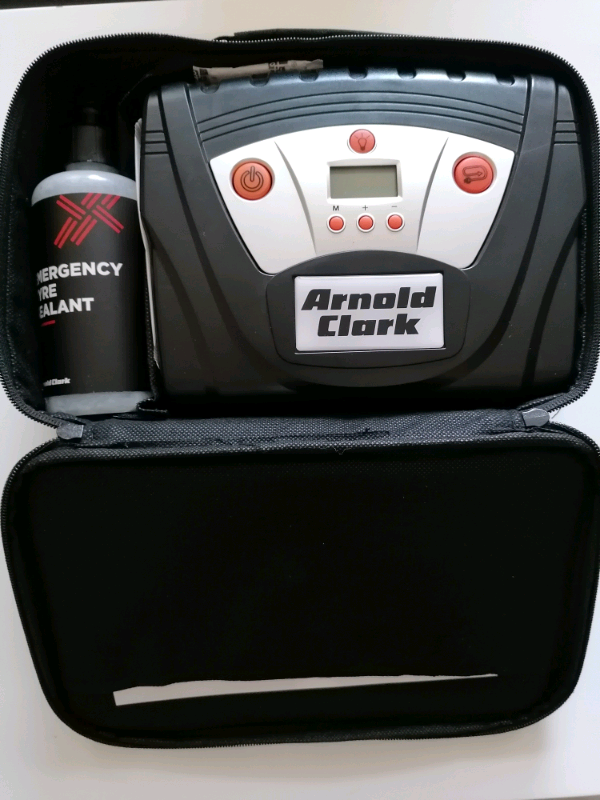 New emergency tyre care kit Arnold Clark and Car reflective vest in
