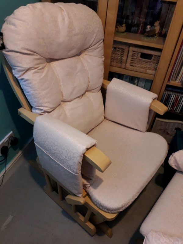 Kiddicouture nursing chair and footstool | in Little Paxton