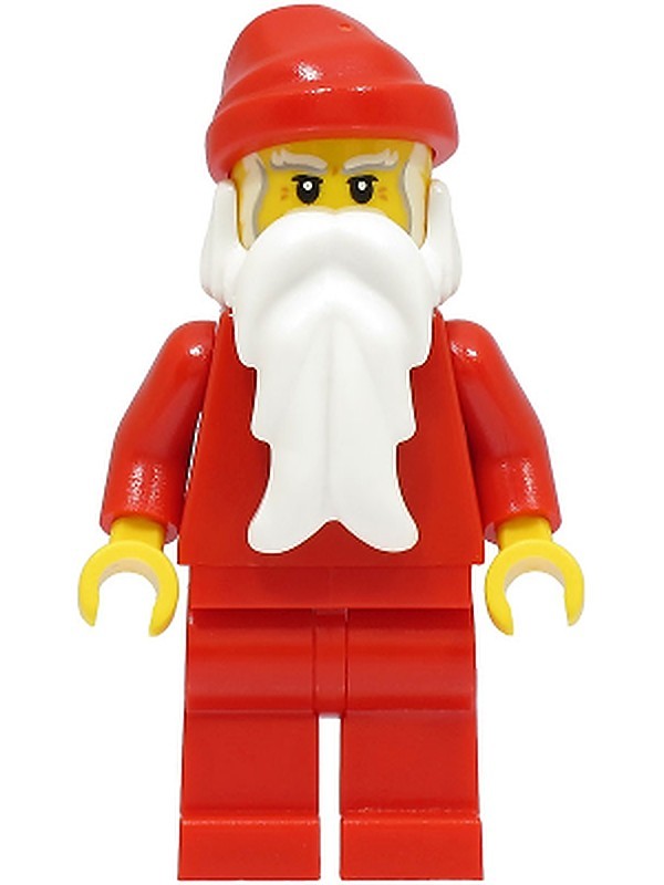 Santa, Red Legs, White Bushy Eyebrows, Crow's Feet (hol292)