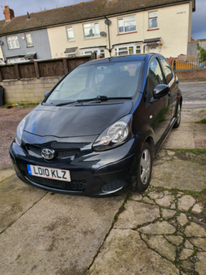 Toyota Aygo 1.0L Black Auto 2010 5 doors '34700 miles, Long MOT'
