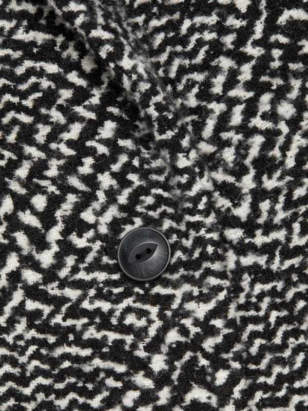 Pre-owned Rag & Bone Wooster Wooly Coat Sz S Xs L In Black