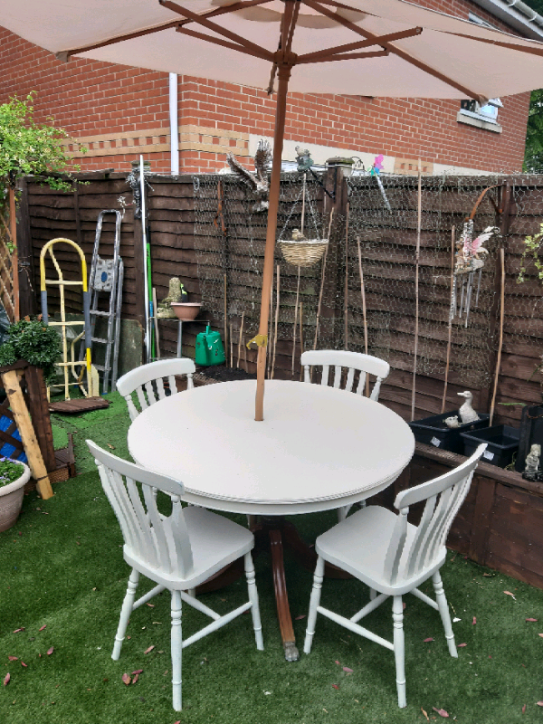 GARDEN TABLE PLUS BROLLY. | in Bournemouth, Dorset | Gumtree