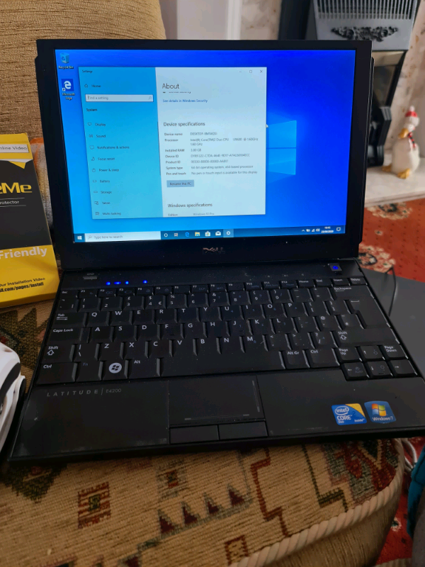 Dell latitude E4200 laptop, 12.1 inch, 3GB, 120GB SSD, dual core | in