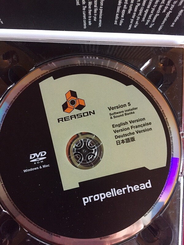 Propellerhead Reason 8 License plus manuals, see description