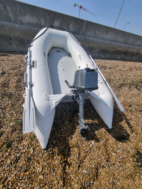 Quicksilver rib sib dinghy inflatable boat tender outboard boating in