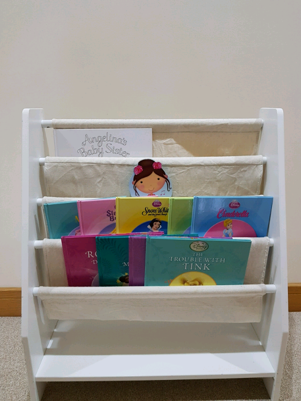 White Childrens Sling Bookcase In Cardiff Gumtree