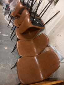 Assembled Beni Dining Chairs only £35 each. RBW Clearance Outlet Leic.