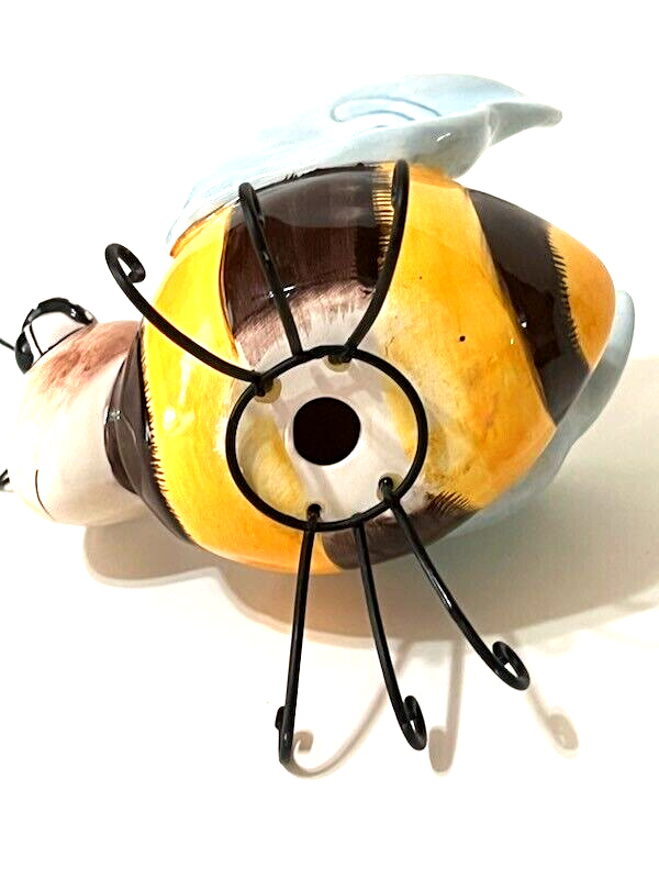 Ceramic Bee Multi Color Candle Votive Holder