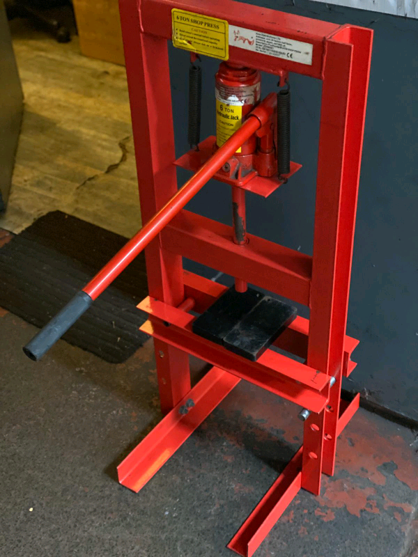 Hydraulic Shop Press H Frame Bottle Jack 6 Ton SP 2 UK in