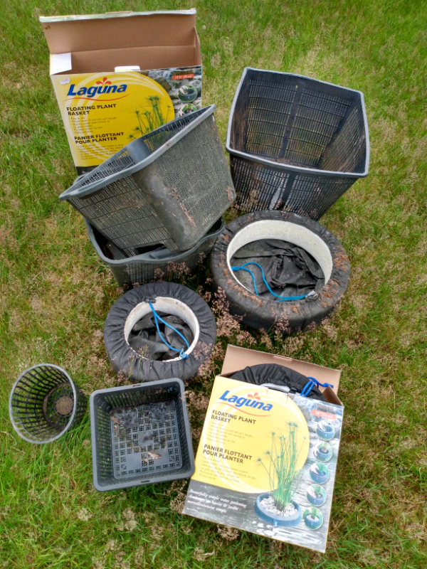 Pond baskets, Floating baskets (3 for £5). in Chichester, West Sussex