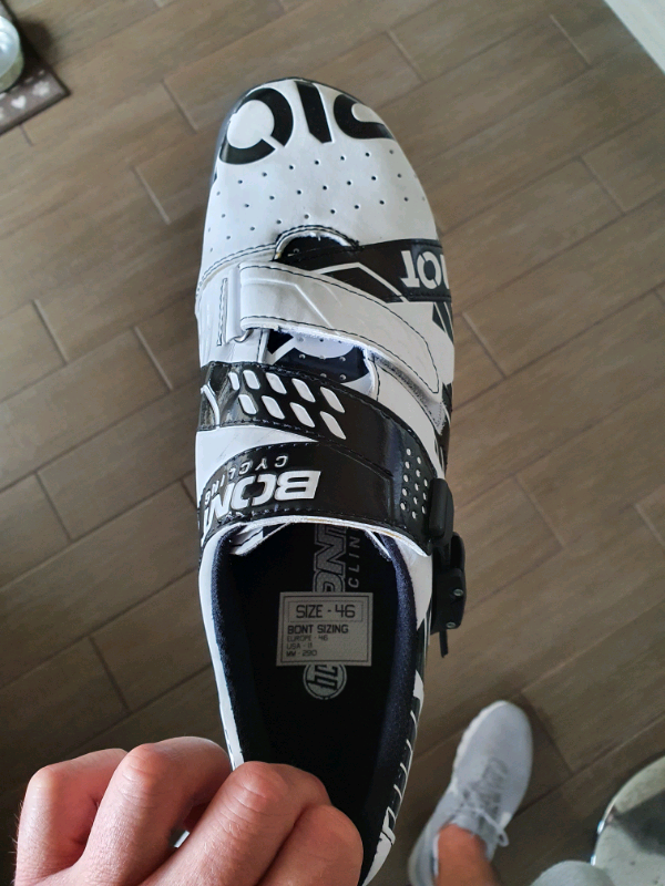 Bont riot cycling shoes size 46 in Porth, Rhondda Cynon