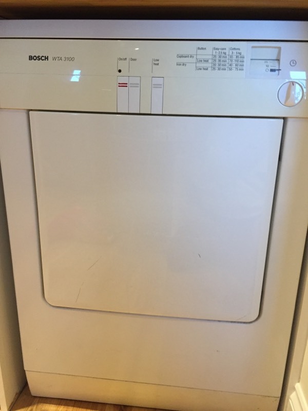 Bosch WTA 3100 vented tumble dryer for sale. in Clarkston, Glasgow