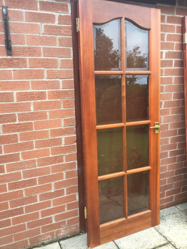 10 Mahogany mortise and tenon 40 mm internal doors in Bangor, County