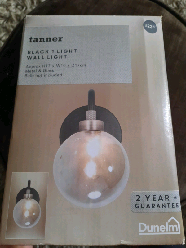 Black Wall light from dunelm in Reading, Berkshire Gumtree