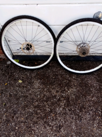 Whyte make 700c disc wheels, new tyres fitted 