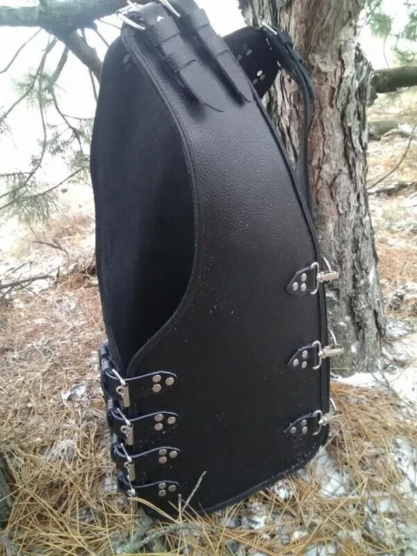 Pre-owned Handmade Motorcycle Vest For Unisex  Motorcycle Vest Leather Vest In Black