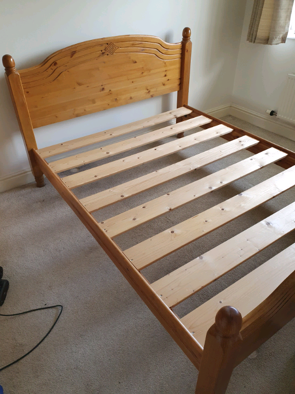 Solid Pine King Size Bed Frame in Guildford, Surrey Gumtree