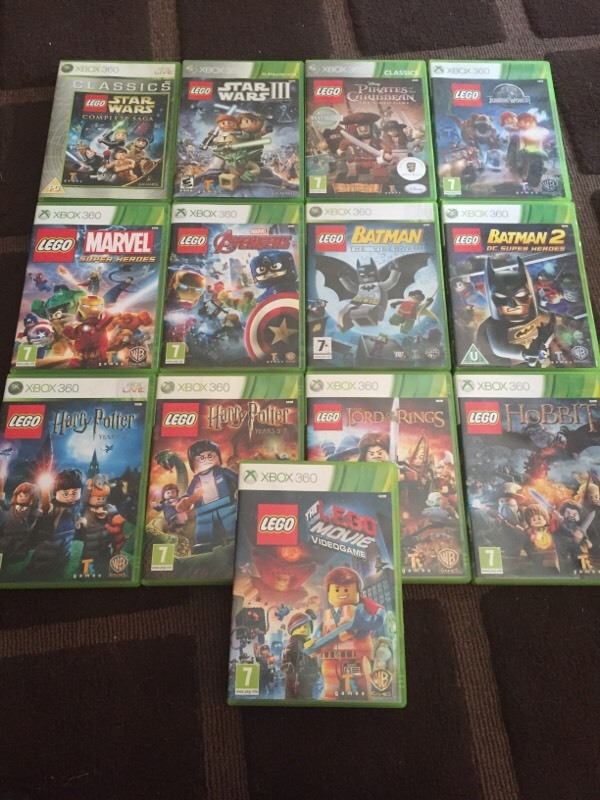 13 Xbox 360 Lego games bundle all working in Padgate, Cheshire Gumtree