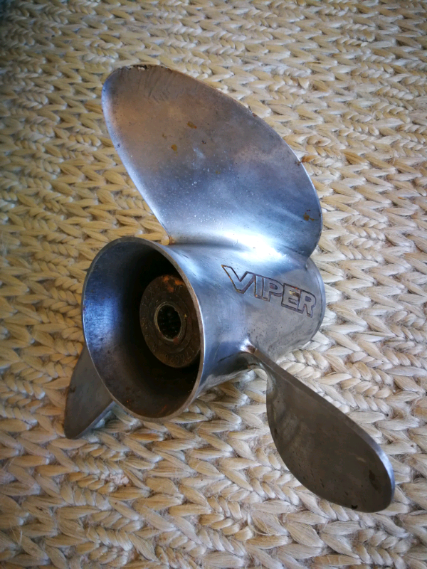 Outboard Propeller Viper Stainless steel 3 Blade 14 3/4" dia x 21" p