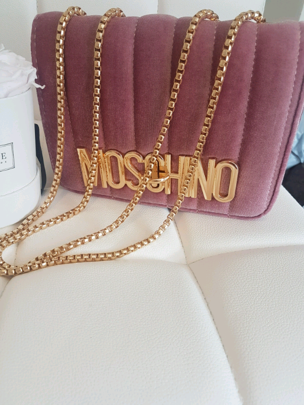 moschino bag velvet