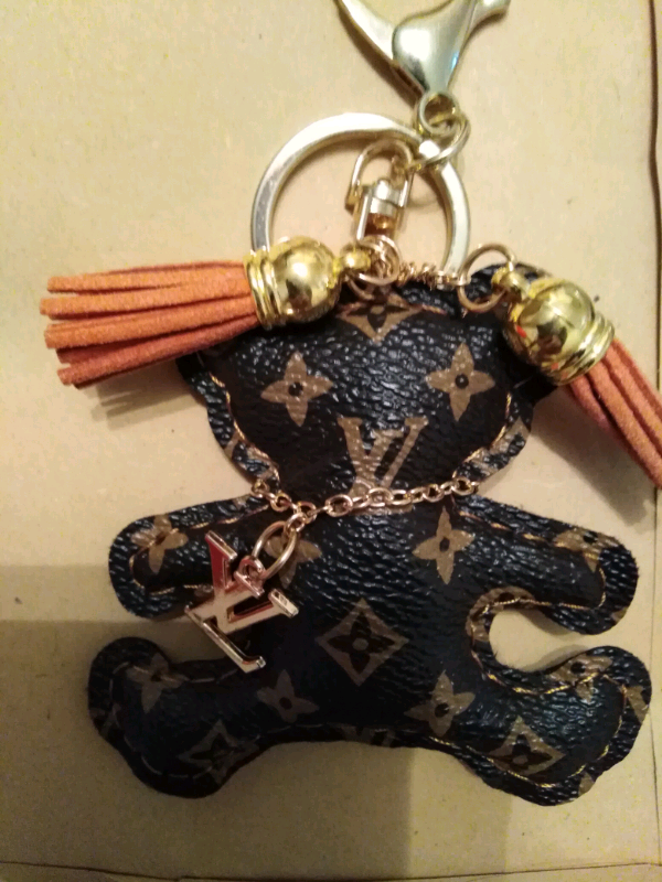 Designer Inspired Teddy Bear louis vuitton Keyring. NEW (REDUCED). in Shipley, West Yorkshire