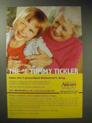 2005 Pfizer Aricept Ad - The #1 Tummy Tickler