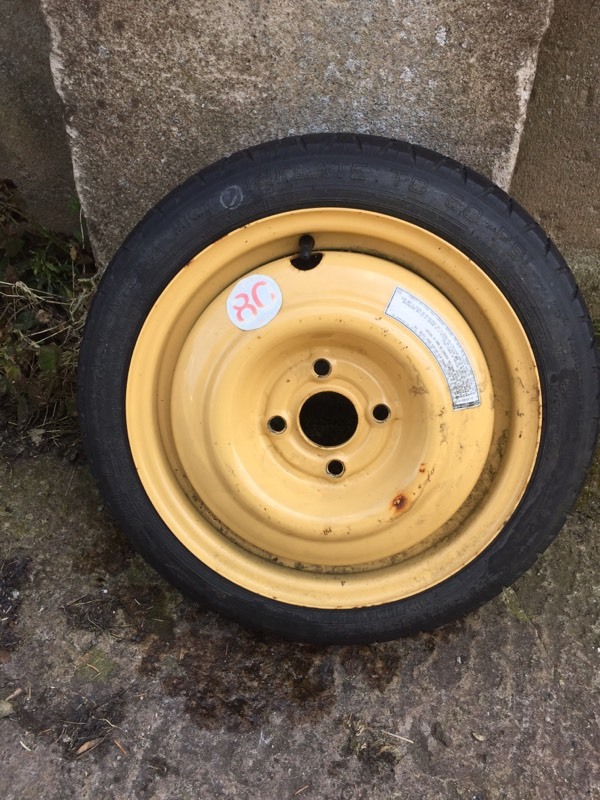 Honda Jazz Civic Space Saver Spare Wheel Tyre 4x100 in Coalisland, County Tyrone Gumtree