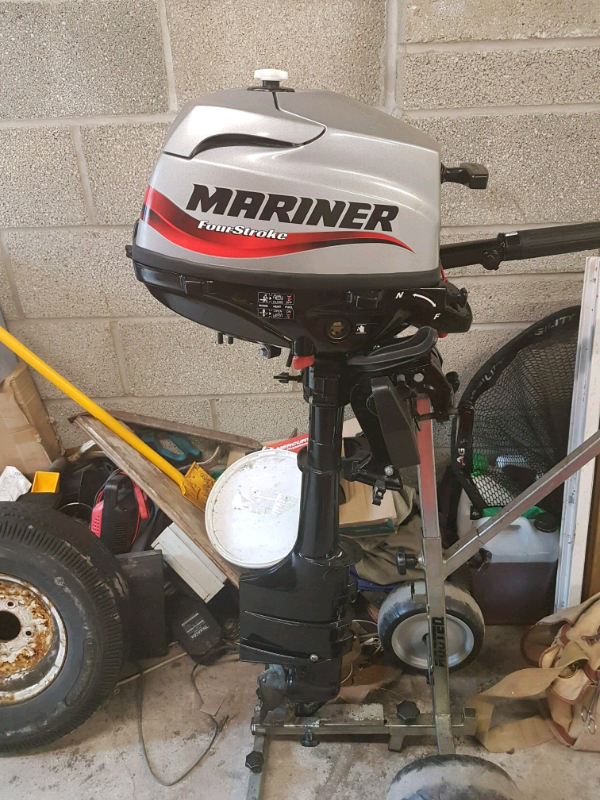 Mariner 3.5hp outboard fishing boat engine in Pontnewynydd, Torfaen