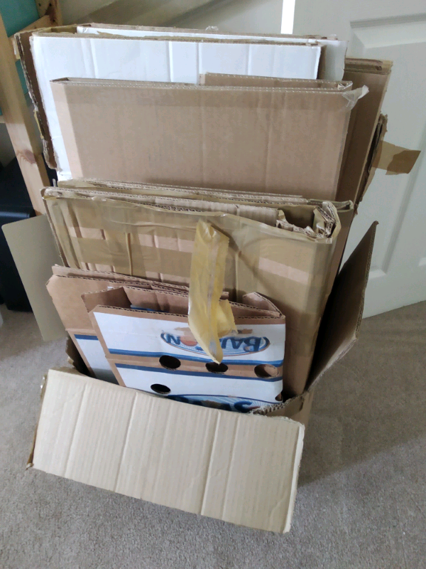 Cardboard packing boxes | in Southside, Glasgow | Gumtree