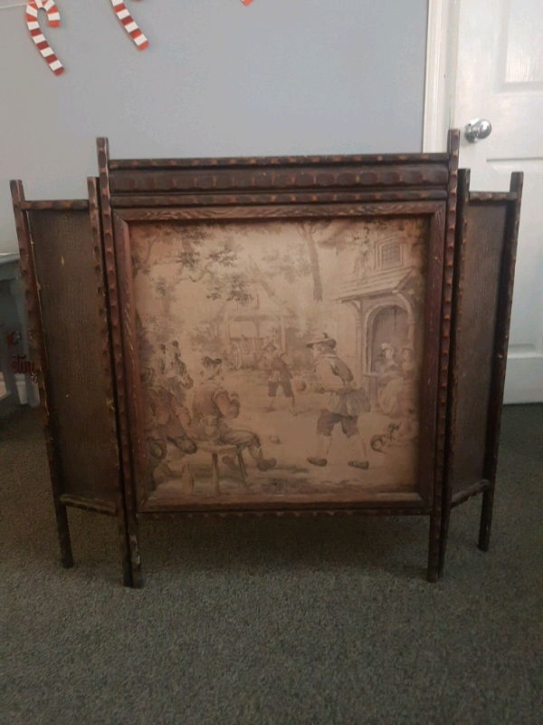 Vintage embroidered fire screen in Upholland, Lancashire Gumtree