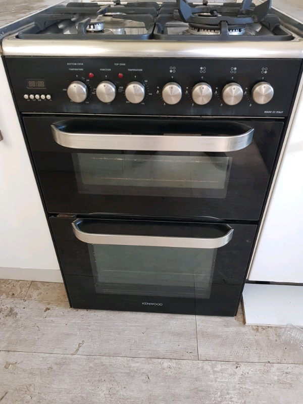 KENWOOD CK234DF SL 60 cm Dual Fuel Cooker Black & Chrome in Shirley, West Midlands Gumtree