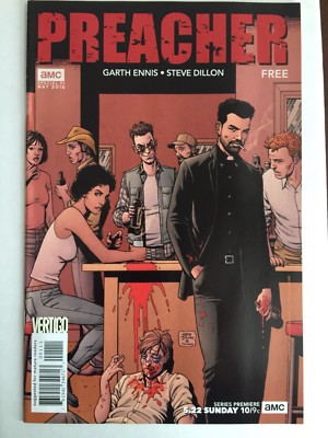 2016 SDCC Comic Con Exclusive AMC Vertigo Preacher Comic Book