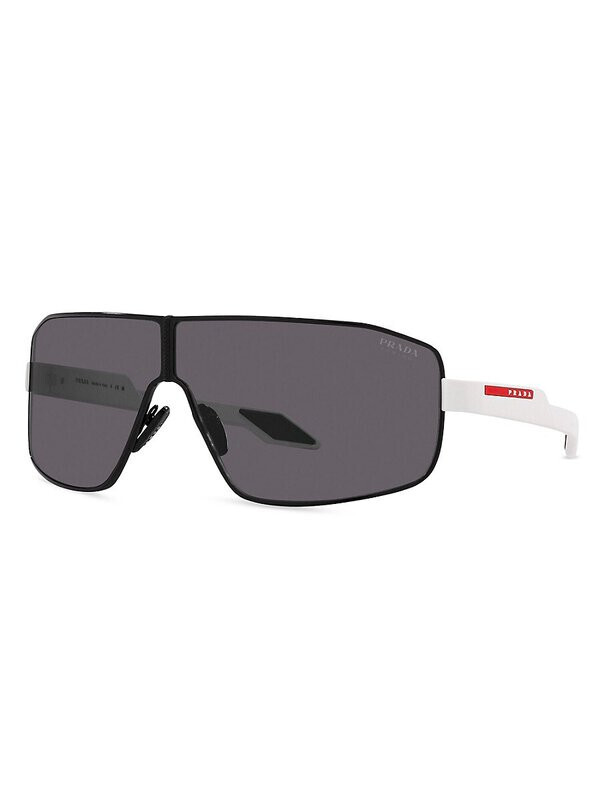 Pre-owned Prada Brand 2023  Men Sunglasses Ps 54ys 1ab-01v Authentic Italy Frame Sport In Gray