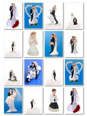 Tortenfigur für Hochzeit  +  Kommunion     Brautpaar - Mann/Mann - Frau/Frau neu
