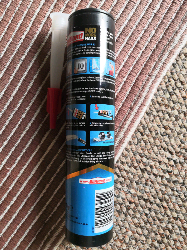 Strong Glue for Mirrors, Wood, Ceramic, Metal, 1 x 450g