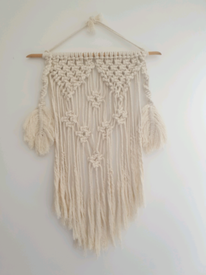 Macrame and plant hanger 
