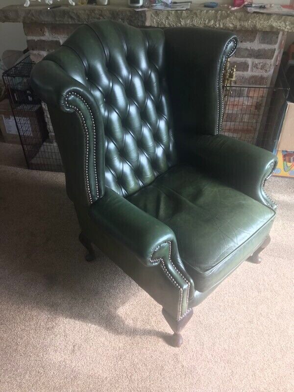 Chesterfield Queen Ann Wingback Chair Gumtree