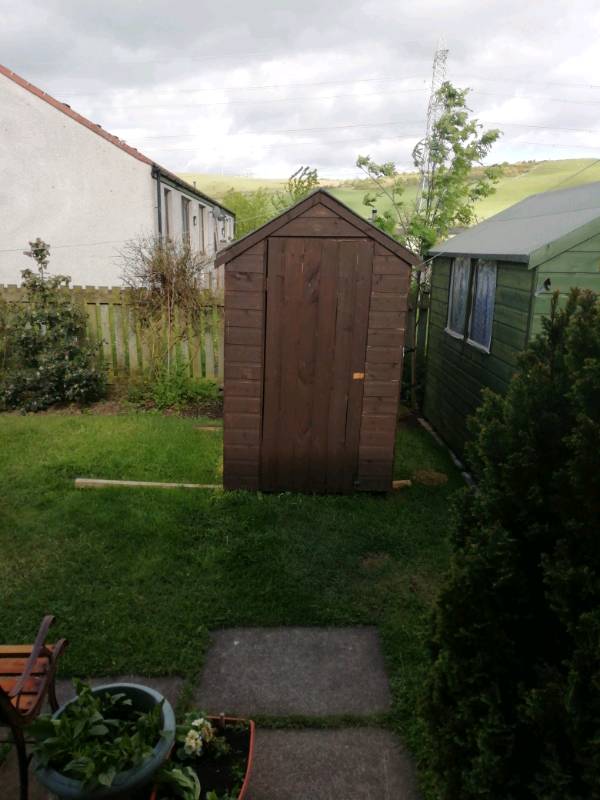 garden shed small country brown painted in Wooler 