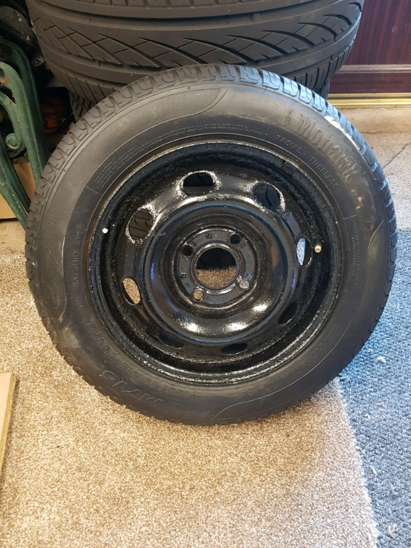 VW Polo wheel and tyre, 155/70/13. 4x100 stud pattern in Dundonald