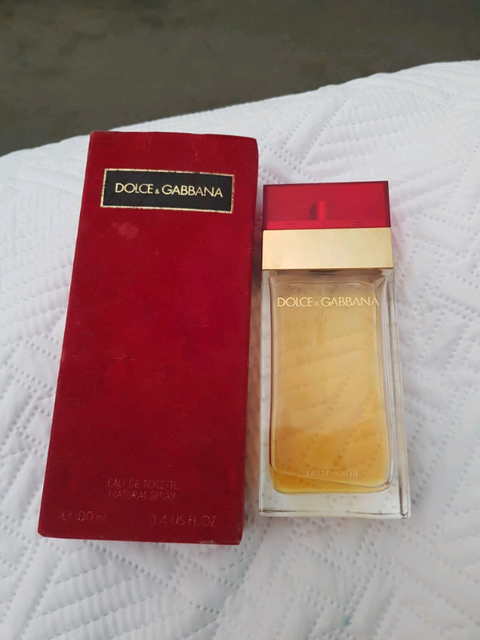 dolce and gabbana red top perfume