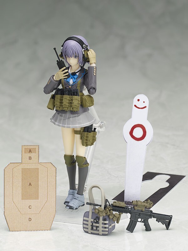 Figma TOMYTEC Little Armory Miyo Asato Action Figure Height 5.1 inch