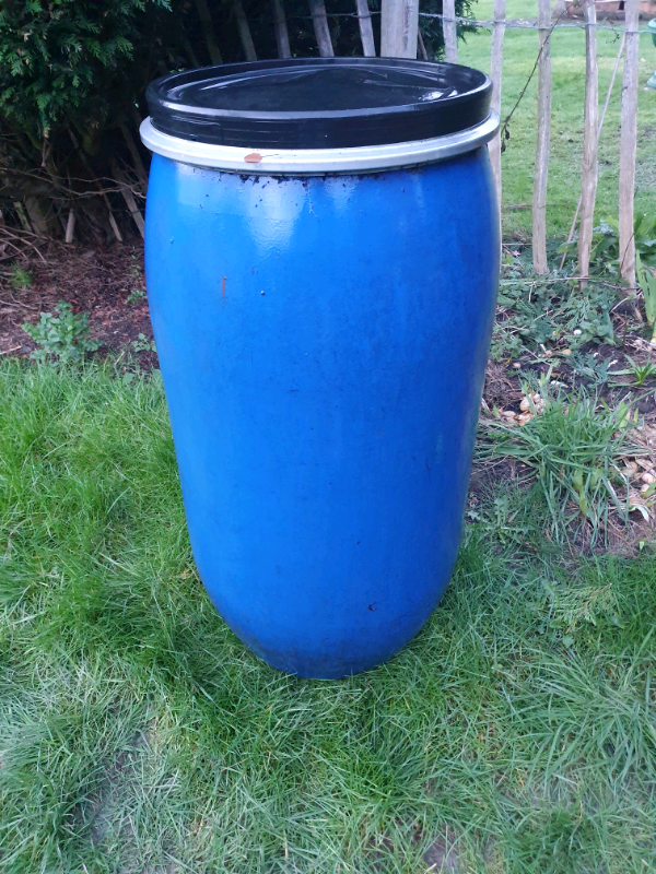 Blue plastic water barrels 200l in Leicester, Leicestershire Gumtree