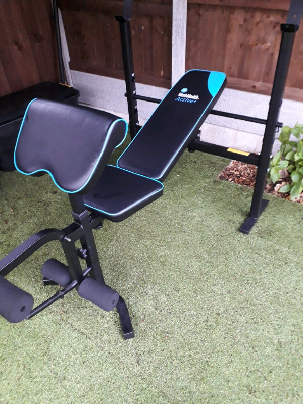 Mens Health Weight Bench Bench Press Legs And Arms Attachments