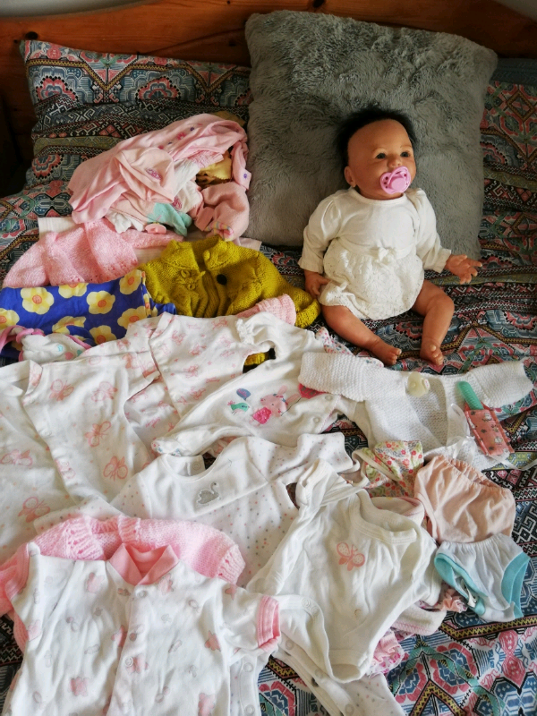Reborn weighted baby doll and clothes in Torrington, Devon Gumtree