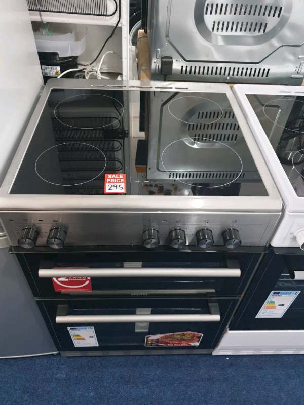 Simfer 60cm electric cooker double oven with 2years warranty readytogo