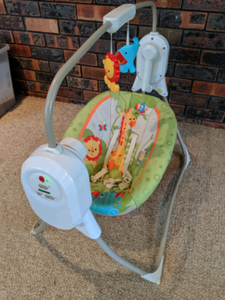 Baby Rocker Swing 3 Seat Positions Fisher Price Musical