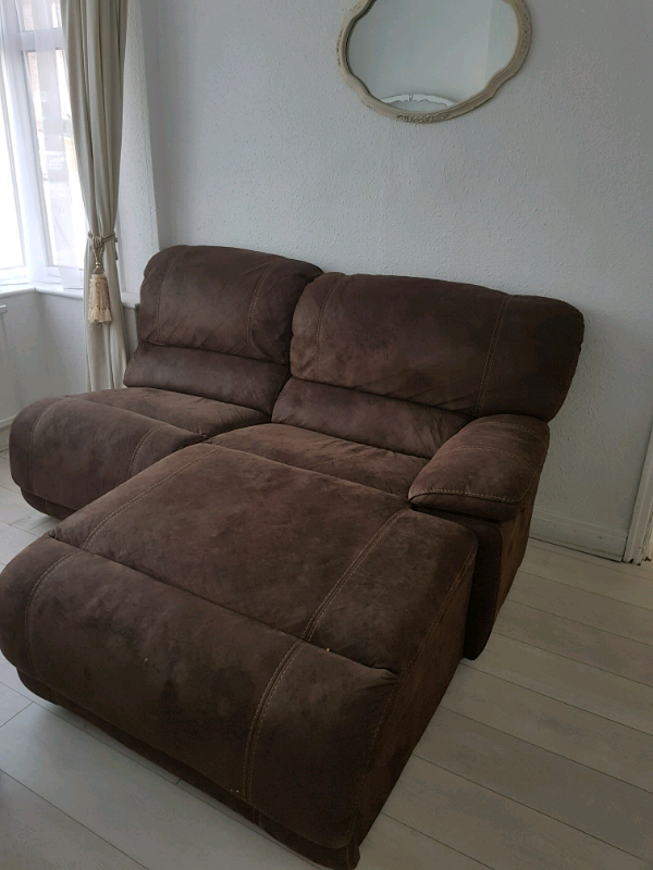 Must go !!! Harveys senator sandbridge guvnor brown sofa chaise in