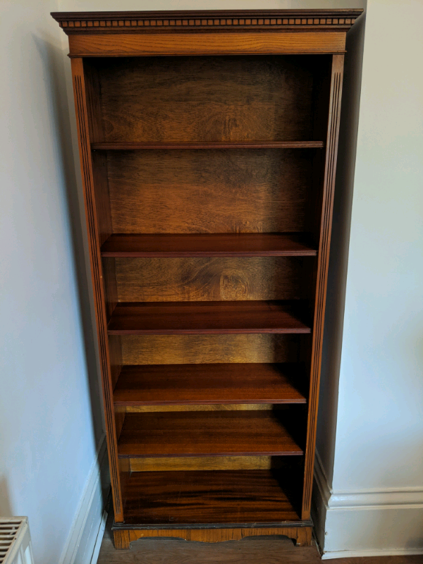 Yew veneer tall wooden bookcase in Portsmouth, Hampshire Gumtree