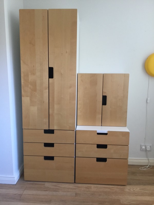 IKEA STUVA versatile children storage unit wardrobe chest of drawers